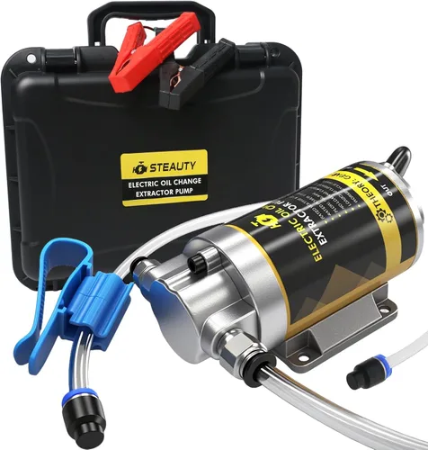 Juego de bomba de transferencia de aceite portátil de 12 V 100 W, bomba de aceite de motor de 1-4L/min para aceite de motor, aceite de engranajes,