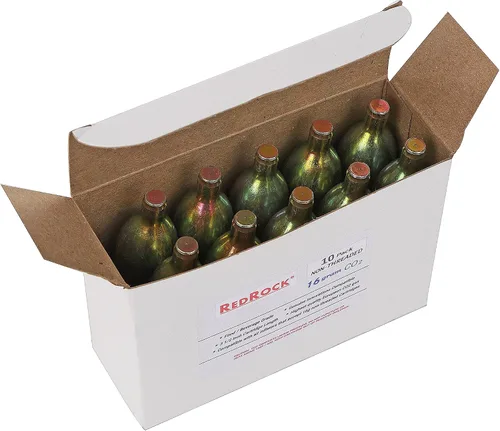 Miniatura 3 de RedRock - Cargadores de CO2 para barriles de cerveza sin rosca. 16 gramos. 10