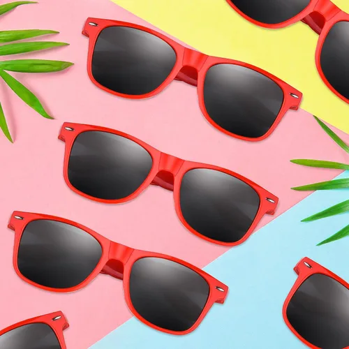 Miniatura 2 de Morcheiong Paquete de 12 lentes de sol de fiesta a granel para cumpleaños, fiesta de verano, bolsas de regalo, regalos