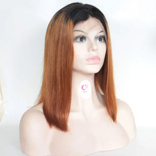 Miniatura 11 de Pelucas de cabello humano rizado rizado de 13 x 4 pulgadas con encaje frontal de oreja a oreja para mujeres, 1B, 8 pulgadas, corto, sin pegamento