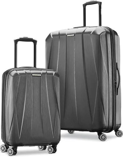 Miniatura 40 de Samsonite Centric 2 Set de maletas rígidas expandibles con ruedas giratorias dobles, Azul Caribe, Juego de 2 piezas (equipaje de mano/grande)