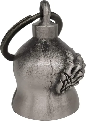 Miniatura 2 de Campana de motocicleta con colgador para motociclista, campanas de motociclista de buena suerte y accesorios de motocicleta, campana de la suerte