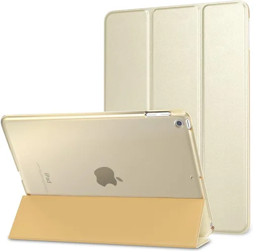 Miniatura 52 de MoKo Funda para iPad 9.7 2018/2017 de 5ª / 6ª Generación - Funda delgada y ligera con soporte para Smartphone con parte trasera translúcida