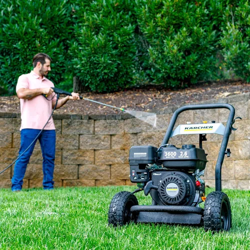 Miniatura 7 de Kärcher G 3600 P Lavadora a presión de gas 3600 PSI, 2,6 GPM, bomba triplex/cigüeñal, máxima potencia para tus desafíos de limpieza más difíciles