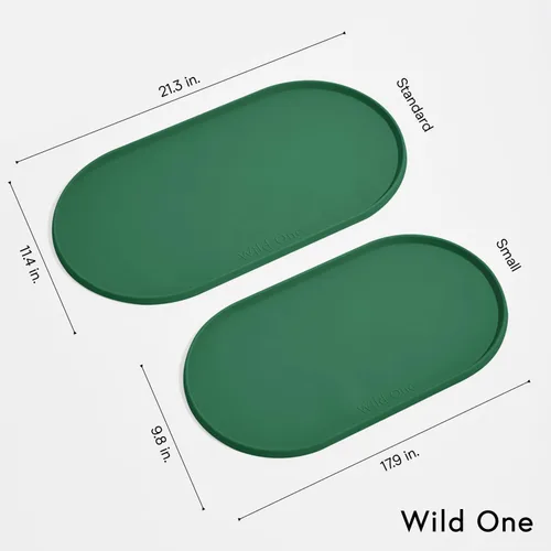 Miniatura 6 de Wild One - Mantel individual para comida y agua para perros y gatos - Silicona, antideslizante, no tóxico - Ideal para viajes - Estándar (lila)