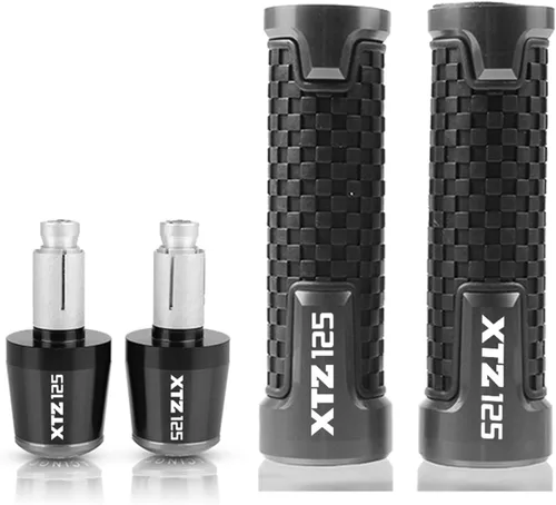 Miniatura 4 de Motocicleta para Yamaha XTZ 125 XTZ125 2014 2015 Accesorios de motocicleta Agarraderas Manillar Bar Sets Agarraderas Grip Extremos Plug 7/8 '' 0.866