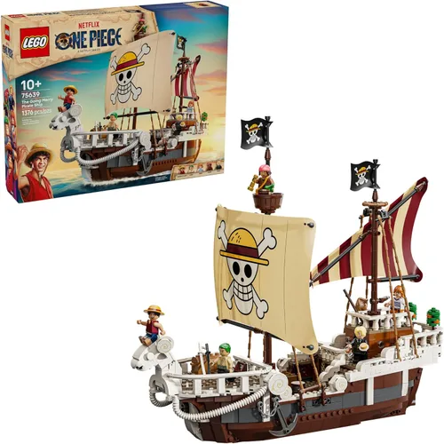 Lego One Piece The Going Merry Pirate Ship Building Blocks – Juguete de aventura para niños y niñas, 10+ – figuras de juguete y juego para fanáticos