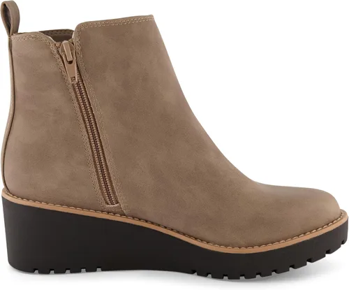 Miniatura 4 de CUSHIONAIRE Botas de cuña Ilena para mujer + espuma viscoelástica, anchos disponibles, Negro