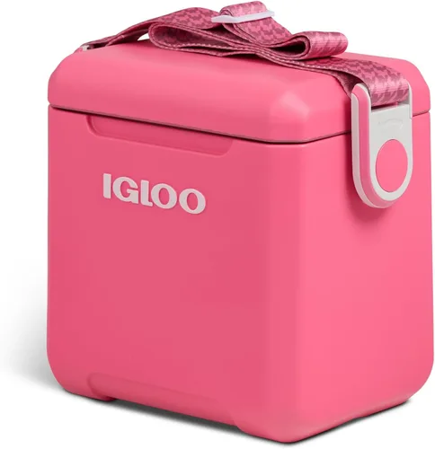 Miniatura 17 de Igloo Tag Along Too Coolers Enfriador de estilo picnic de carcasa dura aislada Cofre de hielo rodante Lila