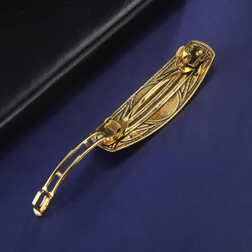 Miniatura 5 de Pinza para el pelo de nudo de bruja para mujer, hecha a mano, vintage, patrón de nudo celta, pinza para el cabello, joyería de amuleto de brujería