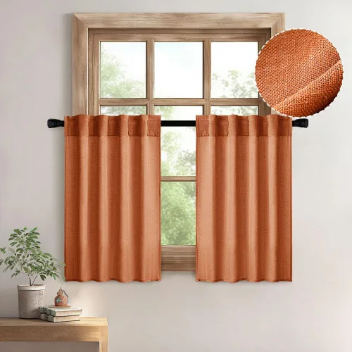 Miniatura 66 de MIULEE Cortinas de lino blanco de 108 pulgadas de largo para dormitorio, sala de estar, cortinas de ventana con textura de lino suave y grueso, Lino