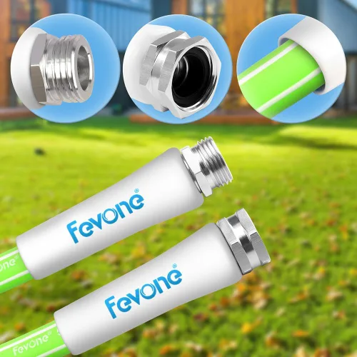 Miniatura 4 de Fevone Manguera Líder de Jardín de 3 pies, Manguera de Agua Híbrida Ligera, Flexible y Duradera, Conexiones Libres de Fugas Flexible Hybrid