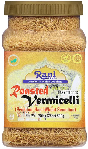 Miniatura 13 de Fideos asados Rani (fideos de trigo tostado) 12.25 onzas (12.35 oz), paquete de 6 ~ Todo natural Vegano Sin OMG Origen indio