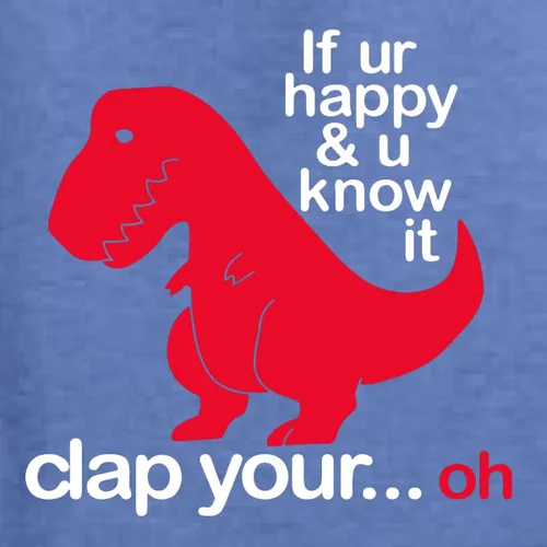 Miniatura 10 de Wild Bobby Sudadera con capucha unisex con estampado "If You're Happy and You Know it" de Dinausor