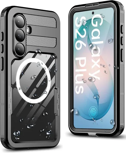 Miniatura 8 de Hllhunkhe Funda para Samsung Galaxy S26, [protector de pantalla integrado] [IP68 impermeable a prueba de polvo] [compatible con MagSafe] Cubierta