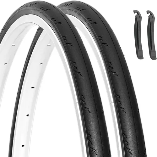 Miniatura 11 de Hycline Neumático de repuesto para bicicleta de carretera: 700x25C/700x28C/700Cx35C Neumáticos de bicicleta plegables de alto rendimiento