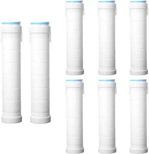 Filtro de ducha para cabezal de ducha de mano, filtro de ducha de repuesto, cabezales de ducha de mano de alta presión, juego de 8 filtros de