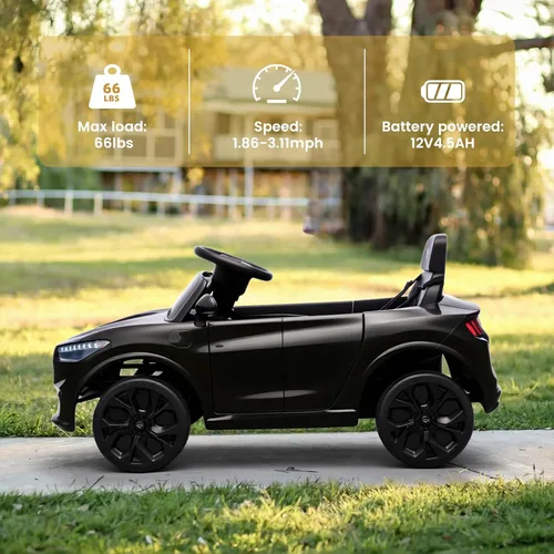 Miniatura 5 de Bobike - Auto eléctrico para niños, coche eléctrico de 12V para niños pequeños con control remoto, juguetes para pasear para niños con luces LED