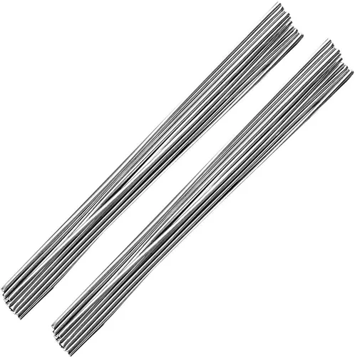 Varillas de soldadura de aluminio, paquete de 20 cables universales de soldadura de aluminio de baja temperatura para energía eléctrica, química,