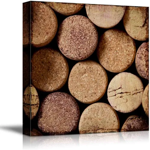 Miniatura 23 de wall26 - Lienzo decorativo cuadrado para pared, copas de vino con botella de vino y uvas, impresión giclée, arte moderno para el hogar, listo
