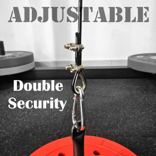 Miniatura 4 de J Bryant Fitness Cable de Repuesto para Gimnasio Polea de Fitness Gruesa de 5mm Cuerda de Alambre de Acero Resistente para Gimnasio en Casa