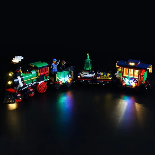 Miniatura 2 de LIGHTAILING Juego de luces para el modelo de bloques de construcción (Creator Expert Winter Holiday Train) – Kit de luz LED compatible con Lego