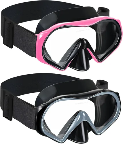 Miniatura 16 de Aegend Máscara de buceo para adultos y jóvenes, antivaho anti-UV, amplia visión, máscara de esnórquel para buceo, natación, esnórquel