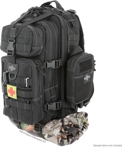 Miniatura 13 de Maxpedition Falcon-II Mochila, mochila táctica de 23 l, paquete de supervivencia, bolsa de emergencia, bolsa MOLLE para EDC, 0513
