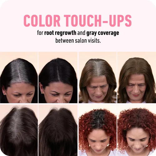 Miniatura 4 de BOLDIFY Polvo de línea del cabello (GRANDE, 10g) - Color de cabello para retoque de raíces para cobertura de canas - Polvo para el cabello que Negro