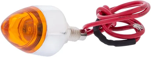 Miniatura 7 de United Pacific 10863 - Sujetador de placa de matrícula LED con acabado cromado estilo bala, cableado original, hardware de montaje incluido – Ámbar