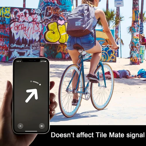 Miniatura 8 de Funda protectora para Tile Mate Tracker, funda protectora de piel con llavero compatible con Tile Mate, Samsung Galaxy SmartTag y Apple Airtag, 1