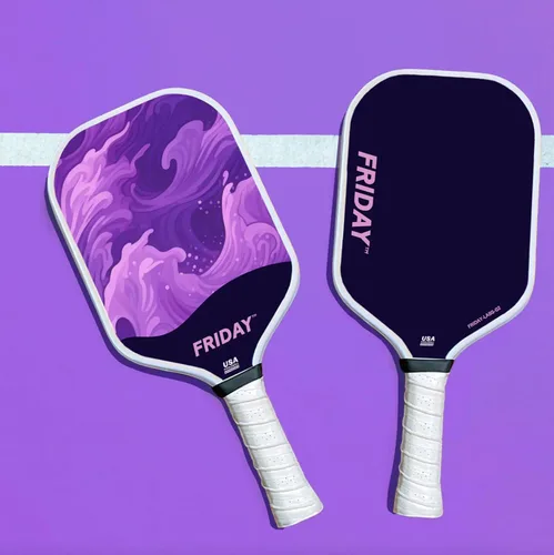 Miniatura 3 de Lightweight Friday Pickleball Paddle, 14mm Thickness, USA Pickleball Approved, Durable Carbon Fiber, Thermoformed Unibody Design, Honeycomb Core