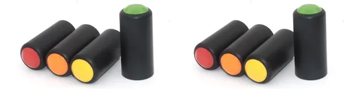 Miniatura 2 de Tramo 4 piezas a granel colorido micrófono inalámbrico batería tornillo en tapa/taza/cubierta de micrófono para sistema de micrófono inalámbrico