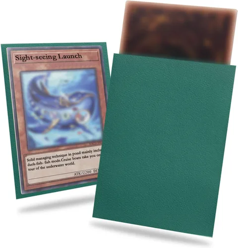 Miniatura 13 de Paquete de 200 fundas para tarjetas color morado compatibles con fundas para tarjetas Yu-gi-oh, fundas japonesas para tarjetas pequeñas, fundas