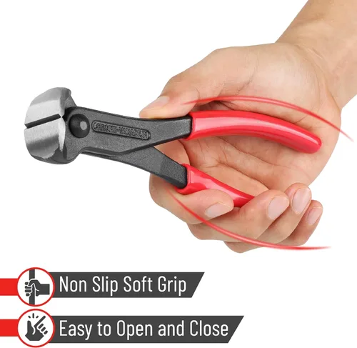 Miniatura 5 de Bates - Extractor de uñas de pata de gato, alicates de corte de extremo, extractor de grapas, herramienta de carpintero Rojo