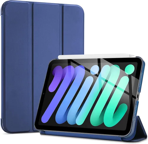 Miniatura 20 de ProCase Funda inteligente para iPad mini 7 A17 Pro 2024/iPad Mini 6 2021 8.3 pulgadas iPad mini 7ª/6ª generación, cubierta trasera dura para iPad