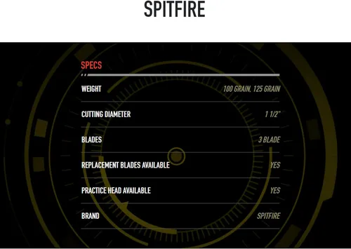 Miniatura 6 de New Archery Products Spitfire - Cabezal mecánico de tiro con arco de 3 palas y precisión de despliegue frontal, duradero, paquete de 3 y 4