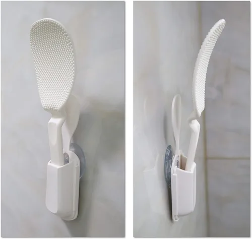 Miniatura 7 de EIKS Espátula de paleta de arroz antiadherente con soporte de ventosa para patata de arroz