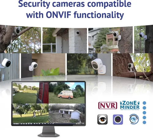 Miniatura 5 de Hugolog Cámaras de seguridad 3K 5MP para interiores y exteriores para seguridad del hogar, cámara para el hogar con visión nocturna a