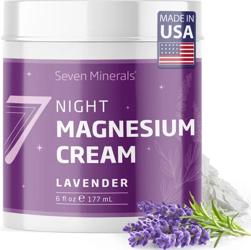 Miniatura 10 de Seven Minerals Loción de magnesio para dormir, alivio calmante y relajación - Magnesio altamente concentrado para un mejor sueño, pies y cuidado