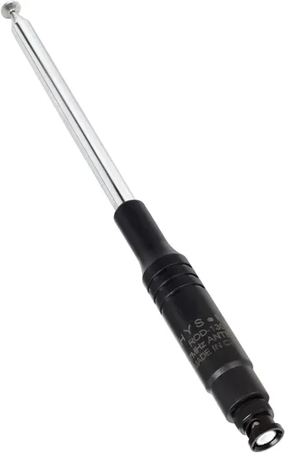 HYS BNC Base telescópica/varilla de 27 Mhz Antena aficionada HT de 9.8 pulgadas a 51.97 pulgadas para radio CB portátil/portátil con conector BNC