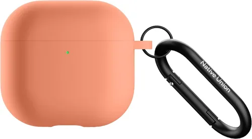 Native Union Funda activa para AirPods 4 y AirPods 4 con cancelación activa de ruido, funda de silicona mate suave y sedosa con clip para fijar en
