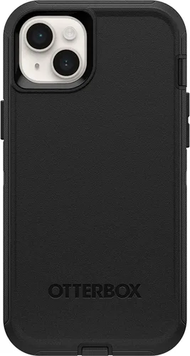 OtterBox Defender - Funda de la serie sin pantalla solo para iPhone 14 Plus, embalaje no minorista, color negro