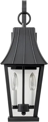 Miniatura 3 de Aplique de pared grande para exteriores, accesorios de luz exterior negro mate para casa, luces exteriores impermeables para porche o patio, montaje