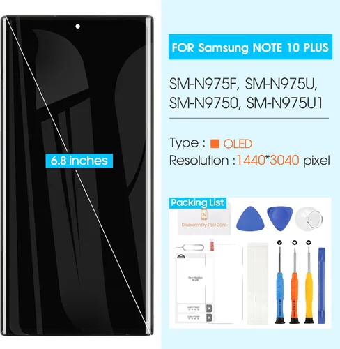 Miniatura 2 de OLED para Samsung Galaxy Note 10 Plus Reemplazo de pantalla - para Samsung Note 10 Plus LCD Digitalizador para Galaxy Note 10+ Pantalla táctil LCD