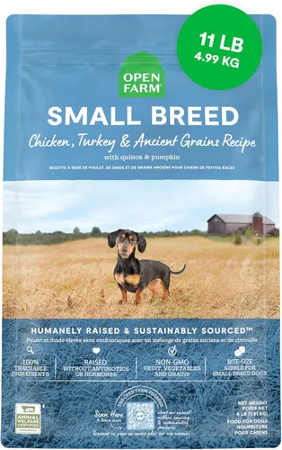 Miniatura 9 de Open Farm, Alimento seco para perros con granos ancestrales, rico en proteínas y nutrientes, 90% de proteína animal mezclada con frutas, verduras
