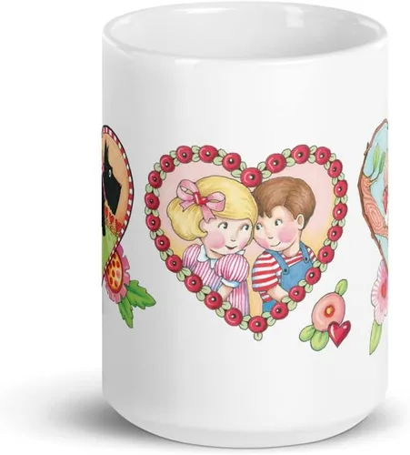Miniatura 3 de Mary Engelbreit Taza de café, taza de café de cerámica divertida y linda, taza novedosa, regalo de broma para amigos y compañeros de trabajo, taza