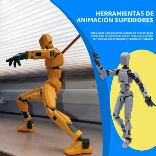 Miniatura 6 de MerryXD Figura de acción de Titan 13, figura de acción Lucky 13, figura de acción T13, figura de acción impresa en 3D con múltiples articulaciones