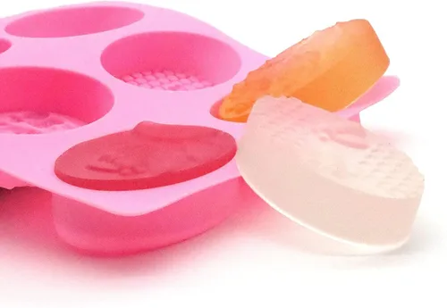Miniatura 7 de 2 moldes de jabón de silicona de abeja, moldes de panal para hacer dulces de gelatina de chocolate