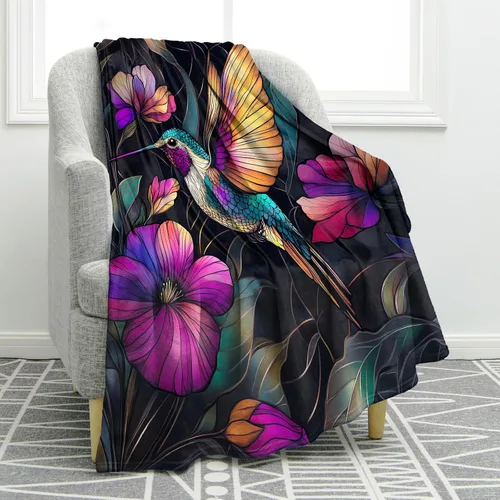 Miniatura 21 de Jekeno Manta de mariposa de hongo, regalos para mujeres, niñas, mamá, hermana, amigas, cumpleaños, Navidad, mariposas, hongos, decoración del hogar